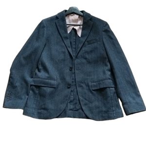 Brooks Brothers Red Fleece Blue Herringbone Blazer Men’s Size 38R